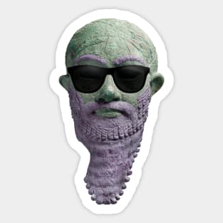 Akkadian Hipster Sticker